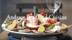 Andrew Bradford Cuisine business card