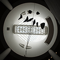 The ceiling at the gallery